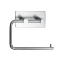 Laikiklis WC popieriui BASE klijuojamas 134x106,5x28mm, nerūdijančio plieno spalva