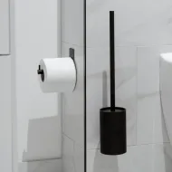 Spare paper holder BASE self-adhesive 45x90x120mm matt black