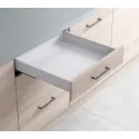 Drawer side runner system, Häfele Matrix Box S35, drawer side height L84mm, load bearing capacity 35kg