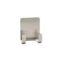 Razor holder BASE self-adhesive 57x45x25mm brushed stainless steel