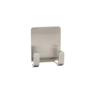 Razor holder BASE self-adhesive 57x45x25mm brushed stainless steel