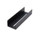 Lentynėlė vonios BASE klijuojama 300x60x85mm, matinė juoda