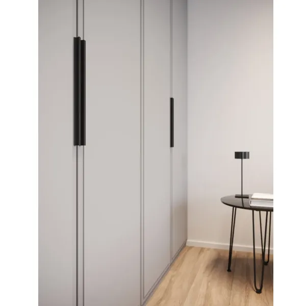 Rankenėlė GROOVE CC160mm, L190mm, matinis juoda