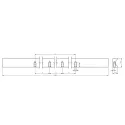 Rankenėlė GROOVE CC160mm, L190mm, matinis juoda
