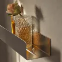 Shower shelf BASE self-adhesive 300x60x85mm brushed stainless steel