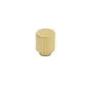 Knob Helix Stripe Ø20mm brushed brass