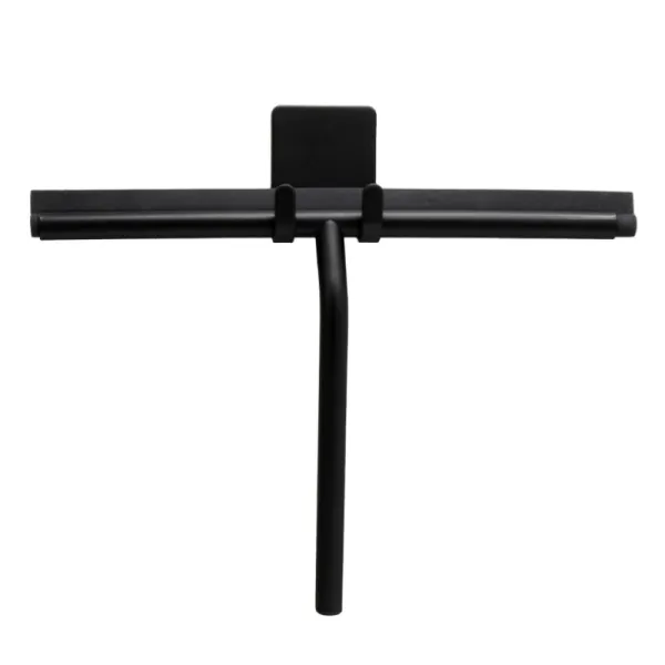 Shower squeegee BASE with self-adhesive holder 57x45x25mm matt black