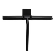 Stiklo valytuvas BASE su klijuojamu laikikliu 57x45x25mm, matinė juoda