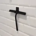 Shower squeegee BASE with self-adhesive holder 57x45x25mm matt black