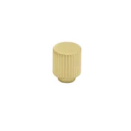 Knob Helix Stripe Ø26mm brushed Brass