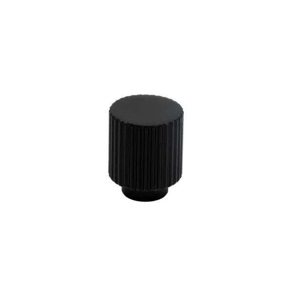 Knob Helix Stripe Ø33mm matt black