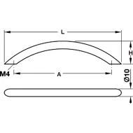 Rankenėlė CC160mm, nerūdijantis plienas