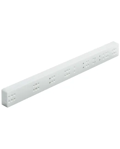 Spacer bar, for internal drawer box with railing