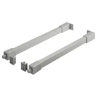 Side railing, rectangular Matrix Box Slim A, L300mm grey