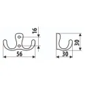 Hook small bronze