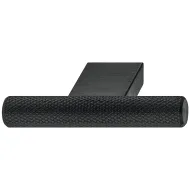 Rankenėlė vieno taško 60x10mm, H33mm, šlifuota juoda