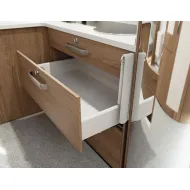 Drawer side runner system, Häfele Matrix Box S35, drawer side height L84mm, load bearing capacity 35kg