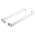 Kvadratinių kartelių komplektas Matrix Box Slim A, L550mm, balta