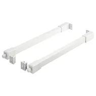 Kvadratinių kartelių komplektas Matrix Box Slim A, L550mm, balta