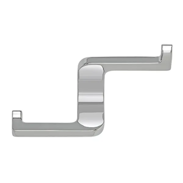 Pakabėlė dviguba 63x108x37mm, chromas