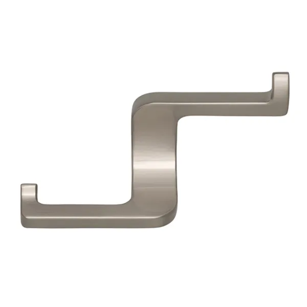 Hook, double 63x108x37mm stainless steel