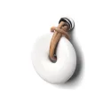 Handle porcelain 100x22mm white 