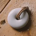 Handle porcelain 100x22mm white 