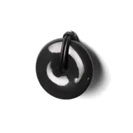 Handle porcelain 100x22mm black 