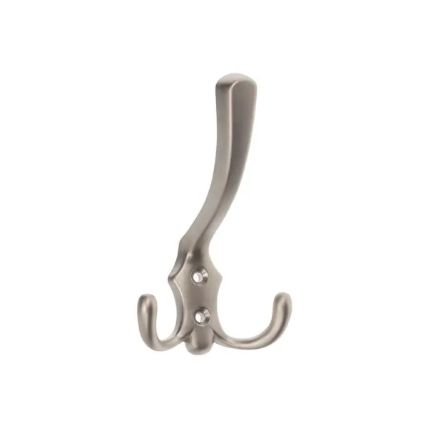 Hook large matt nickel
