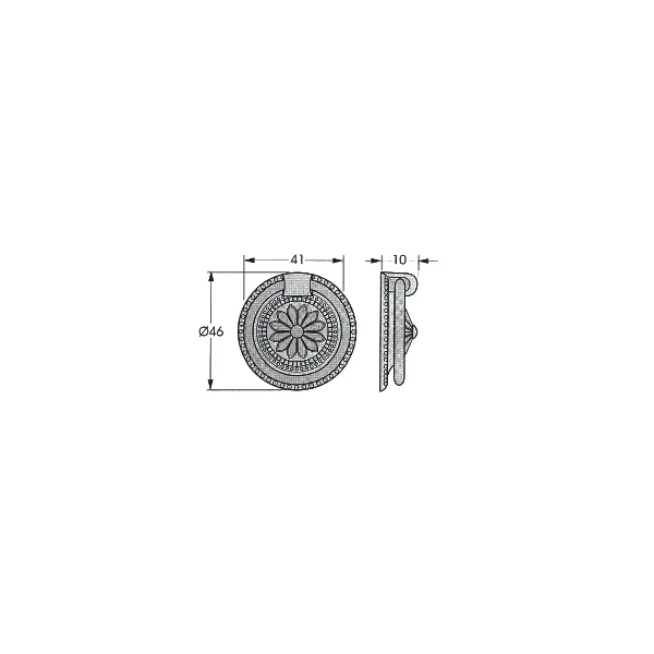 Rankenėlė CC64mm, L92mm, retro bronza