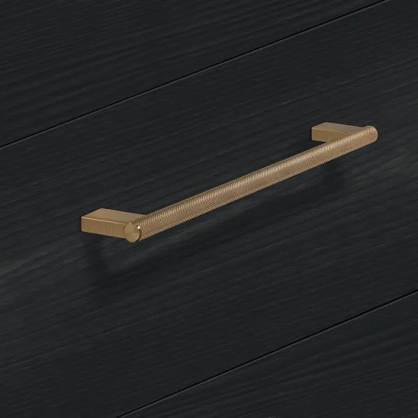 Rankenėlė CC256mm, 278x33mm, šlifuota žalvaris