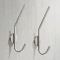 Wardrobe hook, stainless steel, height 105mm