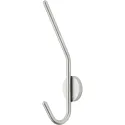 Wardrobe hook, stainless steel, height 105mm