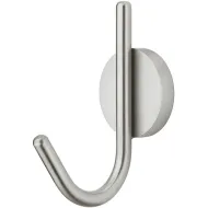 Wardrobe hook, stainless steel, height 105mm