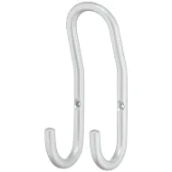 Stainless steel, with 2 hooks