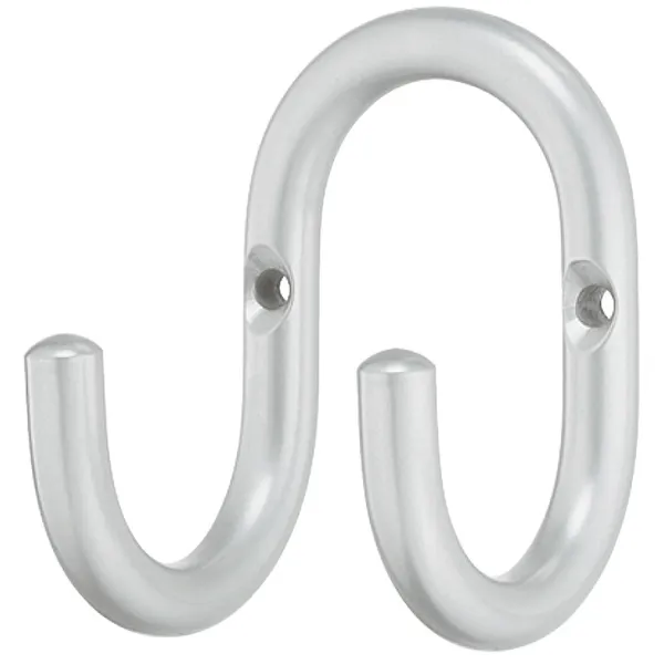 Stainless steel, with 2 hooks