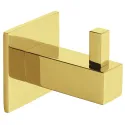 Wardrobe hook, Stainless steel, straight-edged rose