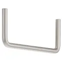 Kabykla U matinis nikelis 12/242x86mm,