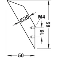 Wardrobe hook, Stainless steel