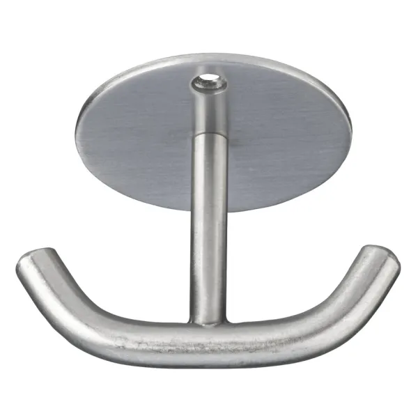Ceiling hook, Stainless steel, with 2 hooks, ceiling installation