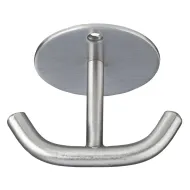 Ceiling hook, Stainless steel, with 2 hooks, ceiling installation