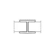 Plinth joint H100mm