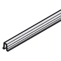 Single guide track, Bottom, ribbed