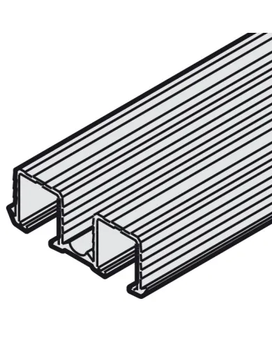 Double running track, Top, for press fitting and glue fixing