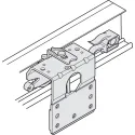 Sliding door fitting, Slido F-Line42 50A up to 4 doors, set