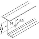 SDS Slido F-Line42 50A medinėms 3 durims su švelniu stabdymu 2 kryptimis