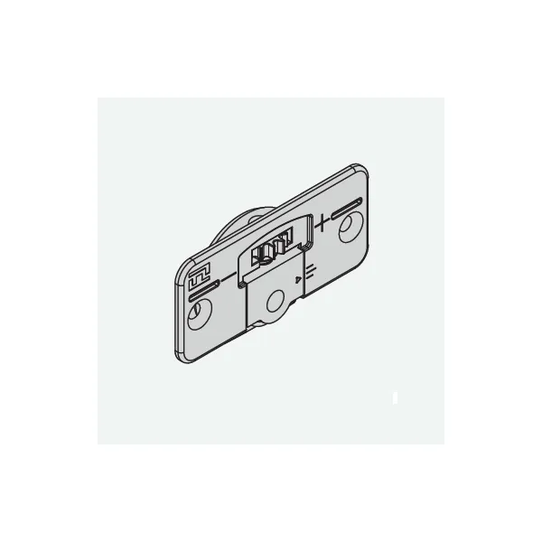Sliding door fitting, bottom, adjustable