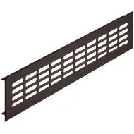 ventilation trims, square, aluminium, with ribbed flanges, slotted