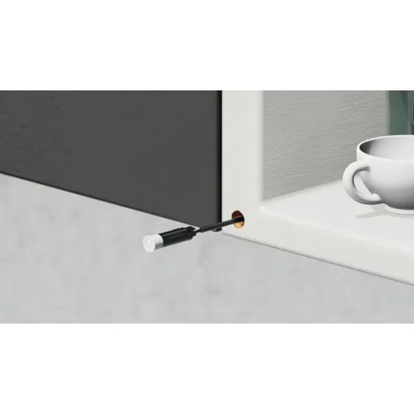 2-in-1 door sensor/touch-free dimmer Loox, Ø12mm, black/white/grey