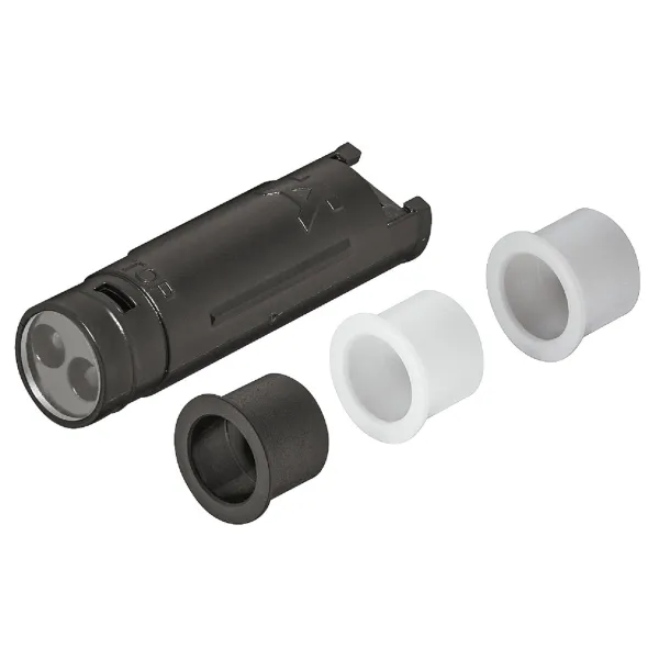 2-in-1 door sensor/touch-free dimmer Loox, Ø12mm, black/white/grey